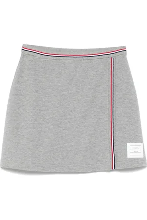 Thom Browne Falda corta de tejido gofrado