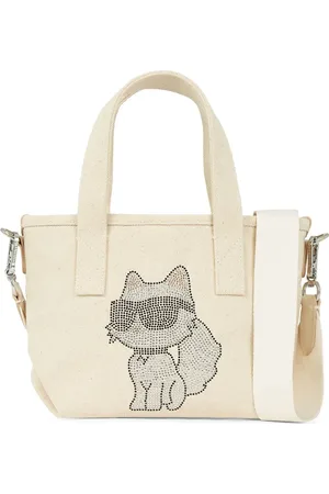 Karl Lagerfeld Tote con motivo de gato