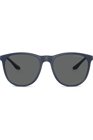 Emporio Armani Lentes de sol con placa del logo