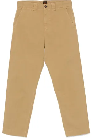 HUGO BOSS Pantalones chinos con diseño recto