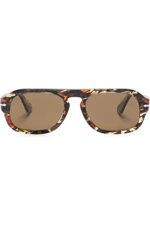 Persol Lentes de sol con armazón estilo carey
