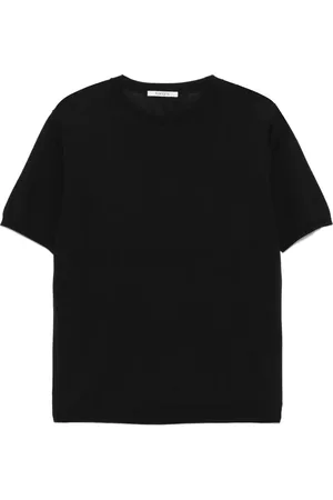 KANGRA CASHMERE Playera de canalé fino