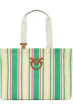 Pinko Tote con motivo de rayas