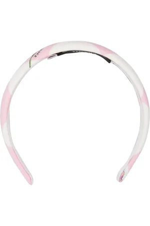 VERSACE Diadema con motivo de cuadros