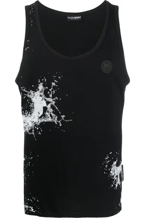 Philipp Plein Camiseta con estampado de mancha