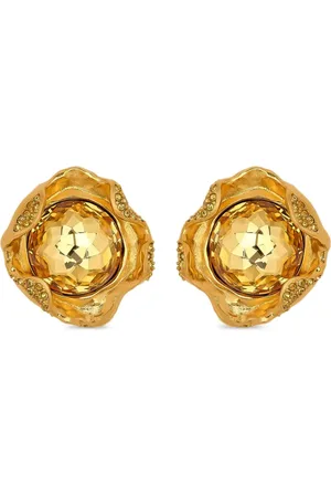Oscar de la Renta Aretes Crystal Nest