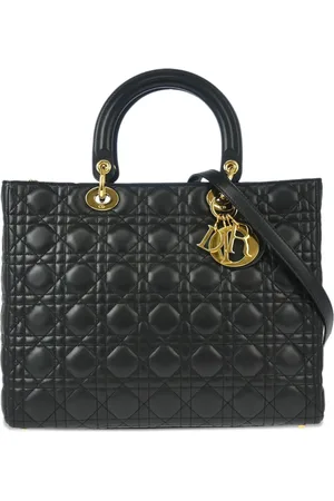 Dior Bolsa de mano Cannage Lady Dior 2000