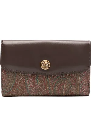 Etro Cartera con estampado de cachemira