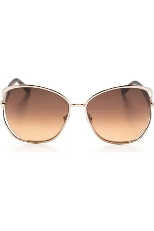 Tom Ford Lentes de sol con armazón redonda