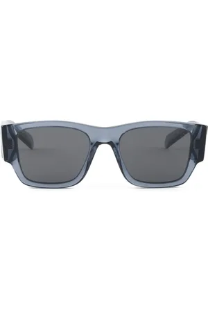 Prada Lentes de sol con logo triangular