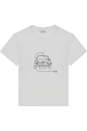 Il gufo Playera de algodón