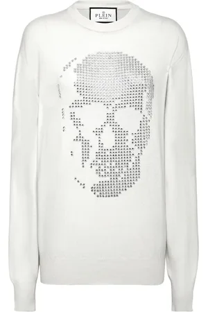 Philipp Plein Sudadera con motivo Skull y detalles de cristal