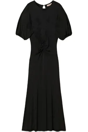 Twin-Set Vestido midi con mangas farol