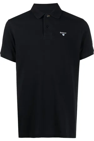 Barbour Playera tipo polo con logo bordado