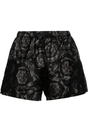 VERSACE Shorts de pijama con estampado Barocco
