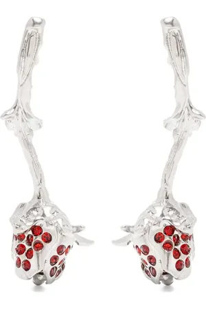 Marni Aretes en forma de rosa