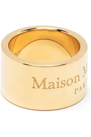 Maison Margiela Anillo con logo grabado