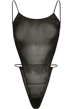 Saint Laurent Body de seda
