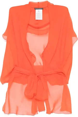 Alberta Ferretti Chamarra de seda