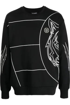 Philipp Plein Sudadera con logo y motivo Tiger