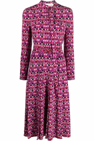 VALENTINO GARAVANI Vestido camisero con estampado Optical