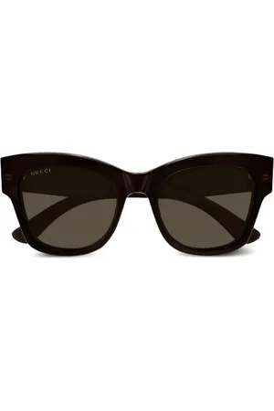 Gucci Lentes de sol con armazón estilo mariposa
