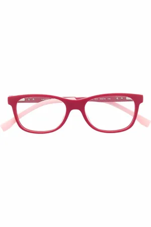 Lacoste Lentes con armazón rectangular en relieve