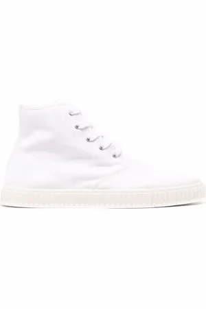 Maison Margiela Tenis altos con logo estampado