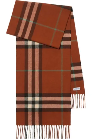 Burberry Bufanda de cachemira con motivo de cuadros