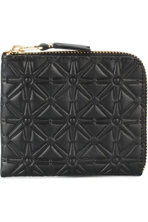 Comme des Garçons Cartera con motivo en relieve SA310E