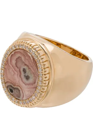 O THONGTHAI Anillo en oro amarillo de 14kt con diamantes