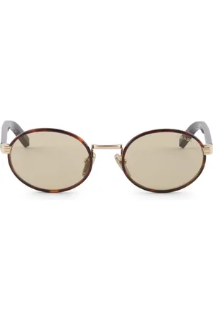 Prada Lentes de sol con armazón redonda