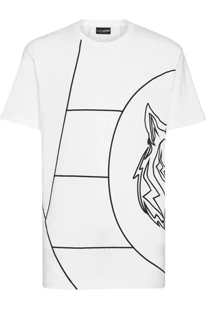 Philipp Plein Playera con estampado Tiger Court