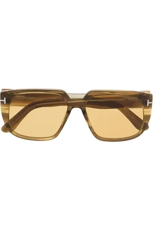 Tom Ford Lentes de sol con armazón rectangular