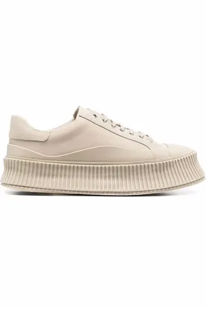 Jil Sander Tenis con suela de plataforma