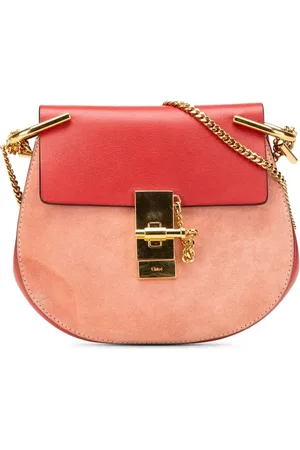 Chloé Bolsa crossbody Mini Suede and Calfskin Drew 2015