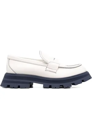 Alexander McQueen Mocasines Wander con suela gruesa