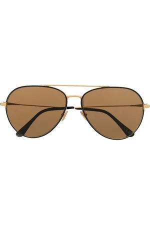 Tom Ford Lentes de sol con armazón redonda