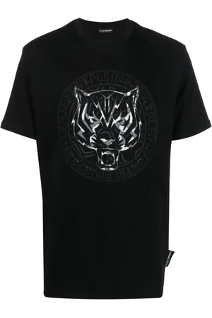 Philipp Plein Playera con motivo Tiger
