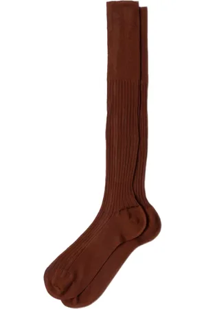 Prada Calcetines tejidos de canalé por la rodilla