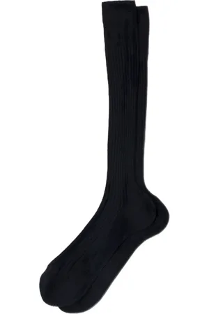 Prada Calcetines tejidos de canalé por la rodilla
