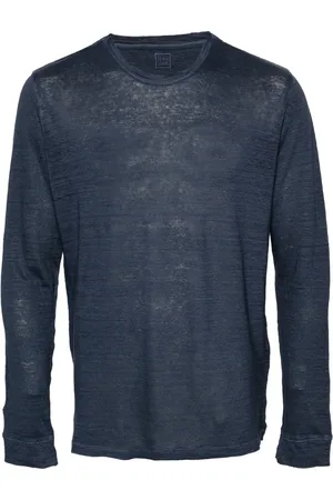 120% Lino Playera con efecto melange