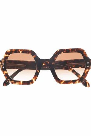 Isabel Marant Lentes de sol con armazón hexagonal