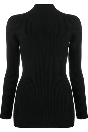 Wolford Suéter de canalé con cuello vuelto
