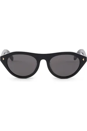 Prada Lentes de sol con armazón ovalada