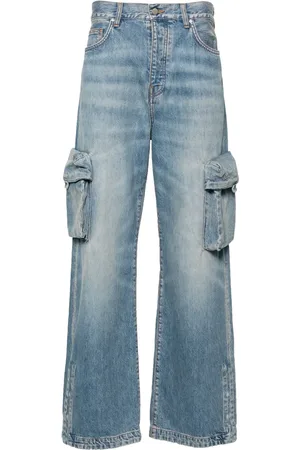 AMIRI Jeans anchos con tiro medio