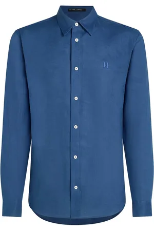 Karl Lagerfeld Camisa con monograma bordado