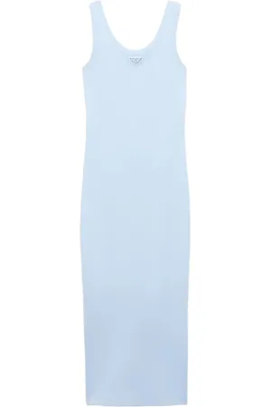 Prada Vestido midi de tejido jersey