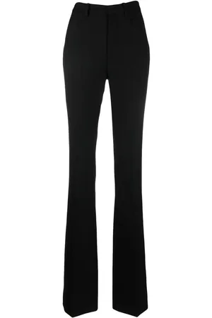 Saint Laurent Pantalones bootcut con tiro alto