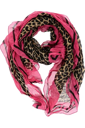 Balenciaga Mascada con estampado de leopardo
